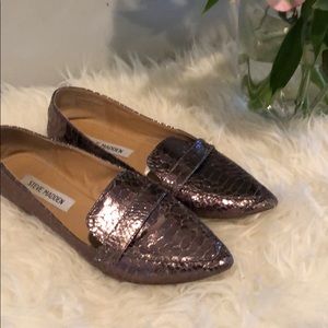 Steve Madden, Feather loafer, pointy toe, grey